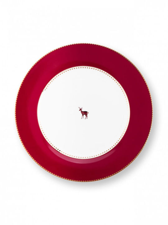 PiP Studio Love Birds Teller Untiefe aus Porzellan Rot 26.5cm