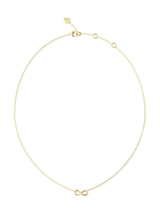 Guess Necklace From Gold Plated Steel
