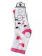 Online Kids' Socks Black Hearts fuchsia