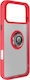Avizar Hülle iPhone 17 Pro Max Ring Stand Magnetische Befestigung Rote