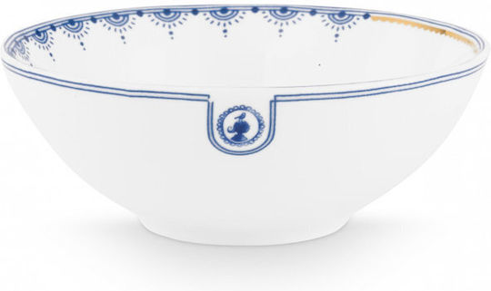 PiP Studio Serving Bowl Round made of Porcelain Blue