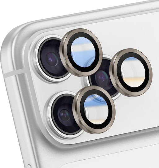 Avizar Kameraobjektivschutz Für iPhone 17 Pro Max Verstärkter Kontur Grau