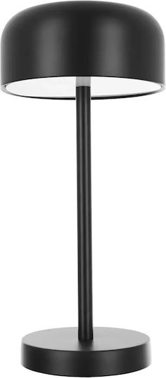 Table Lamp LED with Black Shade and Base