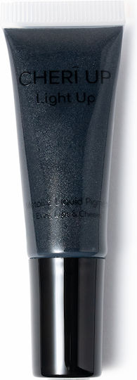 CheriUp Light Up Σκιά Ματιών Matte σε Υγρή Μορφή Black Paradise Metallic 10ml