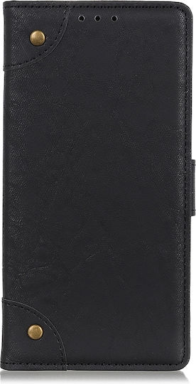 Θήκη Xiaomi Mi Note 10 / 10 Pro Βιβλίο Μαύρο Copper Buckle Texture Horizontal Flip Leather Case with Holder & Card Slots