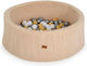 Moni Ball Pit Boucle made of Fabric 90x90x30cm....