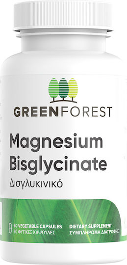 Green Forest Magnesium Bisglycinate 200mg 60 veg. caps