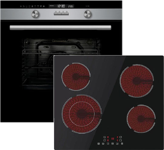 Davoline BIO 1070 IX + OBVZ800 Φούρνος άνω Πάγκου 70lt Π59.5εκ. Inox
