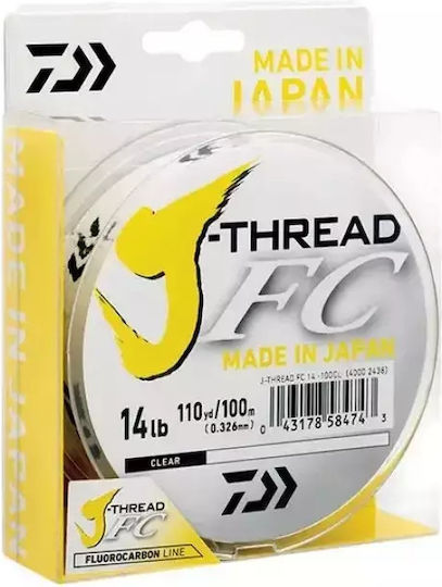 Daiwa J-thread Fluoro Leader 50m 0.505mm 0.505mm