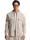 Μακρυμάνικo Overshirt Light Beige