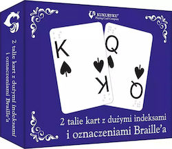 Playing Cards Large Indexes Braille Characters