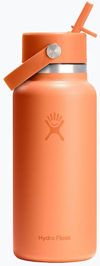Hydro Flask Μπουκάλι Θερμός Ανοξείδωτο 945ml Nectar με Καλαμάκι