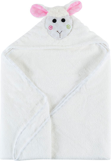 Zoocchini Baby-Badetuch mit Kapuze 77x77cm