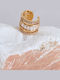 Celestino Ear Cuff Strass Χρυσαφί