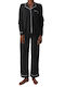 DKNY Winter Damen Pyjama-Set Schwarz