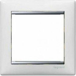 Legrand Valena Wechselrahmen Weiß Chrom 774291