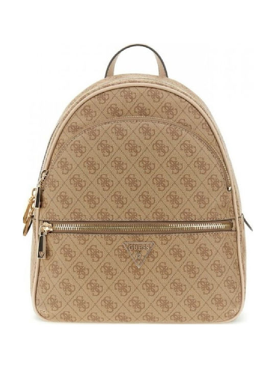 Guess Manhattan Ii Women's Bag Backpack Beige