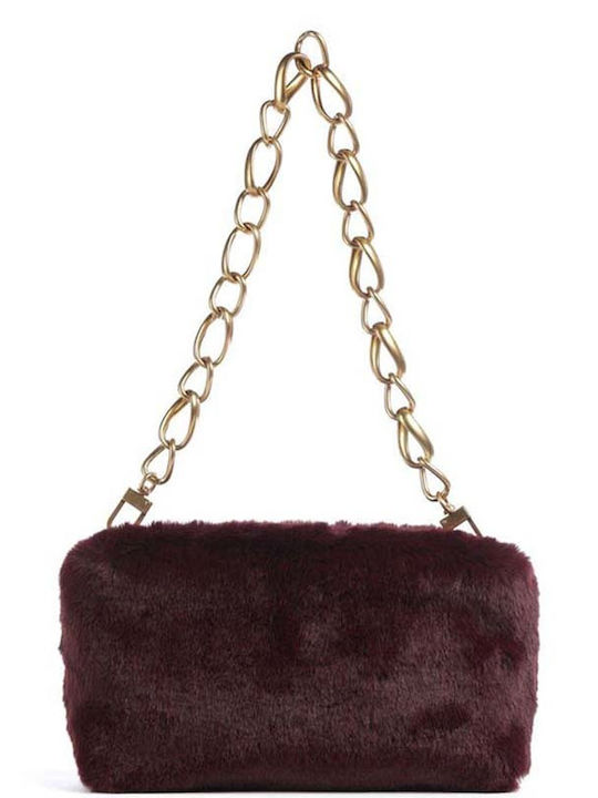 Cuddles Fell Damen Schulter / Handtasche Burgundisch 281392-Wein