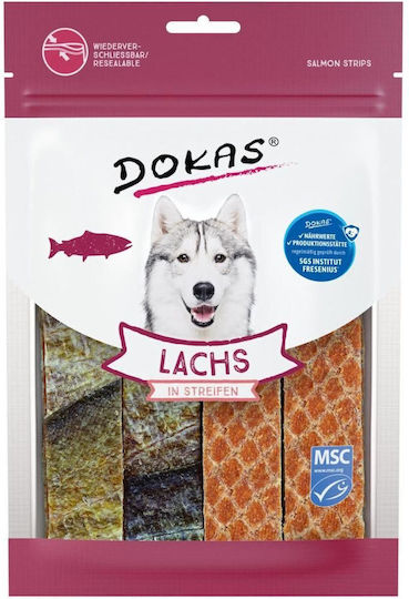 Dokas Dog Stick Treats with Salmon 100gr