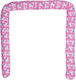 Bettumrandungen Schlange Innerhalb Pink 10x300cm