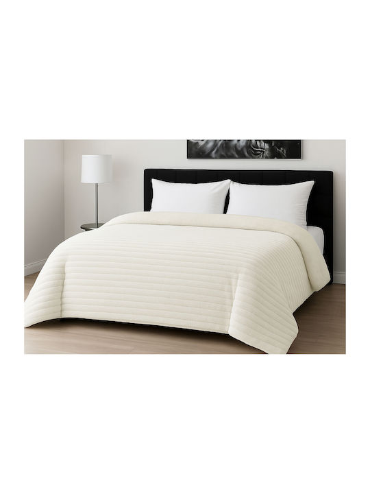 Le Blanc Duvet Cover Single 160x220cm Rib Ivory...