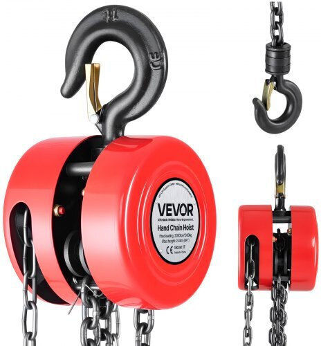 Vevor Kettenzug in Rot Color