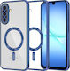 Techsuit Luxury Crystal Umschlag Rückseite Sili...