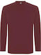 Roly Men's Long Sleeve Promotional Blouse Berry Red