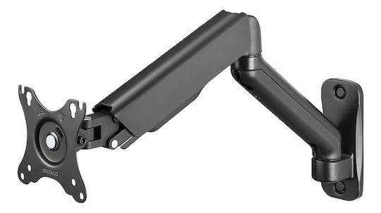Deltaco Монтиран на стена Стойка Монитор до 32" с Рамо Черна (ARM-0360)