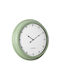 Bizzotto Mathias Wall Clock Metallic Green 58.5x8.7cm