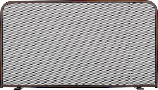 Zogometal Ecran de protecție pentru șemineu din metal 90x50cm Bronz