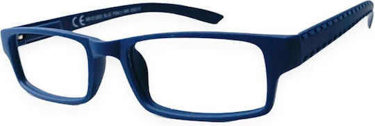 Sales Pharma 1393 Lesebrille +3.50 in Blau Farbe