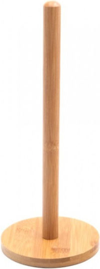 Wooden Paper Towel Holder Brown 12cm