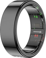 Colmi R12 Smart Ring 21.6mm Waterproof with Heart Rate Monitor Black