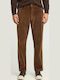 Trousers Chino in Loose Fit Brown