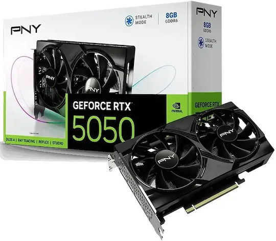 PNY GeForce RTX 5050 8GB GDDR6 Dual Graphics Card