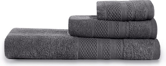 Capa Home Badetuch-Set 3 Stück Anthrazit Gewicht 450gr/m²