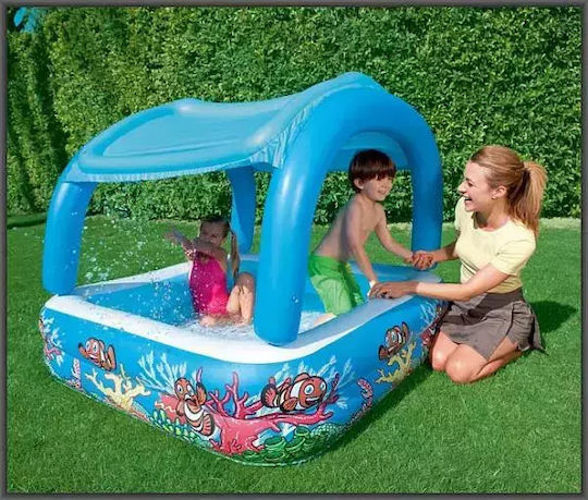 Bestway Детски Round Басейн Надуваем 140x114бр Светлосиня