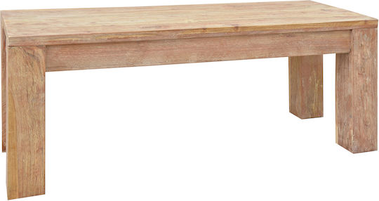 Πάγκος Τραπεζαρίας 110x40x45εκ. Μπεζ