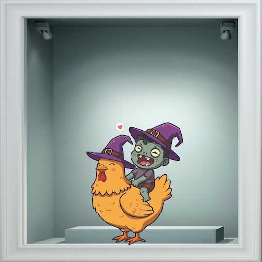 Αυτοκόλλητο Βιτρίνας - Halloween 26 - 50cm X 40cm
