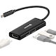 Swissten USB C Hub 4 in 1 USB-C Docking Station with HDMI 4K PD Black