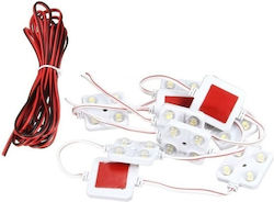 Set 40 Lumini Led Interioare Camioane 10 Module Lumină Alb Rece Sprinter Ducato Transit Crafter Ledint