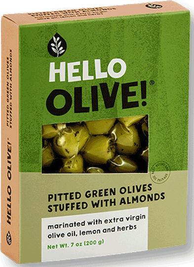 Hello Olive Маслини Зелен Наденичени 200гр