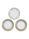 Talking Tables Set Christmas Plates Gold 12pcs