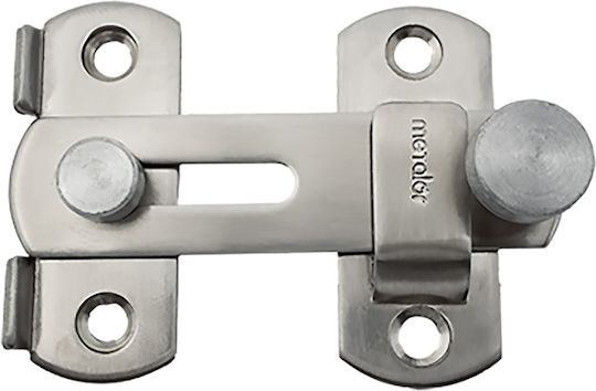 Ασφάλεια Ίσια Ανοξείδωτη Ματ Inox 057-st01 Metalor