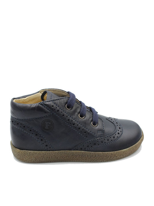 Kids Boots with Laces Blue