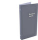 Leather Card Holder Rings 10 Sheets/3 Slots Gray
