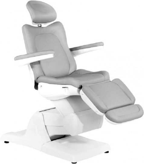 Beauty Chair Gray with Adjustable Height and Electric Lifting