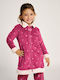 Muydemi Kids' Robe Winter Fleece Burgundy