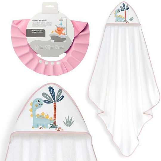 Interbaby Baby Bathrobe Hooded 100x100cm